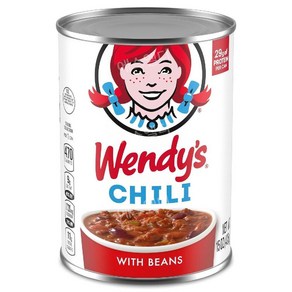 웬디스칠리 웬디스 칠리 소스 위드 빈 Wendy s Chili With Beans 425g, 1개