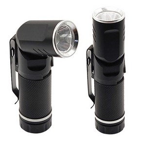 금동상사 LED 충전식 미니 각도조절 랜턴 손전등 P8칩 꺽기 후레쉬 K500, 1개, 본체