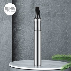 차량용재떨이 운전자용 있는 크리에이티브 무연 담배 홀더 휴대용 합금 흡연 파이프 홈 오피스용, 1) Slive, 1개