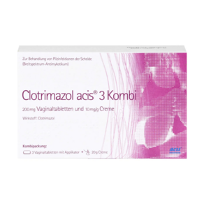 [독일 내수 정품](클로트리마졸)CLOTRIMAZOL acis 3 Kombipackung 1St, 1개