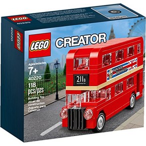 레고(LEGO) 크리에이터 런던 버스(미니) │ LEGO Ceato 40220 Mini London Bus[40220], 상세페이지 참조, 1개