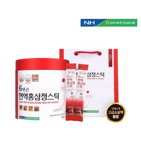 온가족건강식품 6년근 면역홍삼스틱 10g x 100포(1 000g)