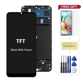 AMOLED LCD 디스플레이 터치 스크린 삼성 A20 A205 SM-A205F A205FN A205GN 디스플레이용 A20 프레임 6.4, TFT With Fame_2TFT With Fame, [08] TFT With Fame