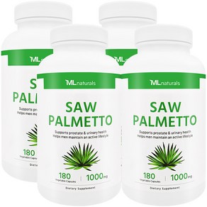 [미국빠른직구] 마이라이프 내추럴스 쏘팔메토 1000 mg 180 야채캡슐 4병, 4개, 180정