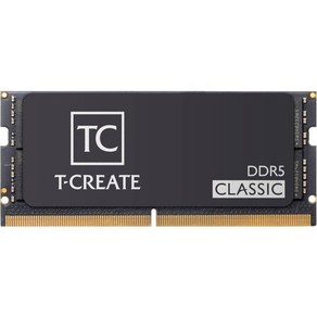 TEAMGROUP T-Ceate Classic DDR5 SODIMM 2x16GB 5600MHz (PC5-44800) CL46 하이닉스 IC 노트북 메모리 모듈 램 - CTCCD5, 32GB_DDR5-5600MHz CL46-45-45-9, 2개