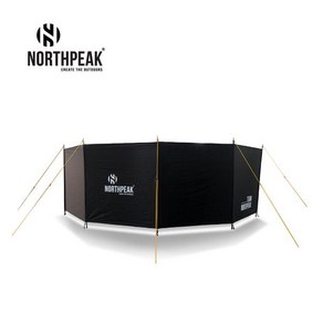 HJ[노스피크] 윈드브레이크 블랙 NOPK WINDBREAK 방풍효과 감성캠핑