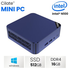 Cilate 미니 PC M11 인텔 셀러론 데스크톱 게이밍 컴퓨터 12 세대 N5095 N100 8GB 16GB 256GB 512GB DDR4 WIFI5 미니 윈도우 11, 없음, 없음, 14) N5095noDDRnoSSD  UK