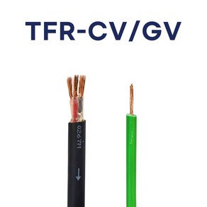 국산 CV선 GV선 1M단위 판매 전선절단 2.5SQ 4SQ 6SQ 10SQ 16SQ 25SQ 35SQ 미터당 판매 검정 초록 접지선 TFR-CV GV, TFR-CV(검정) - 1M, 2C, 1개