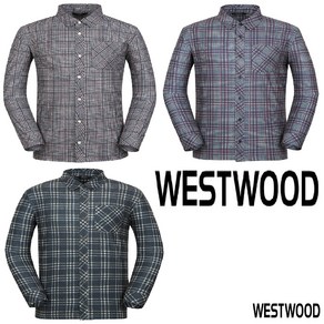 웨스트우드 WESTWOOD 체크 프린트 셔츠 M3/413