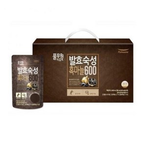 풀무원녹즙 발효숙성 흑마늘600 건강즙 흑마늘즙 80ml x 30포, 2.4L, 1개