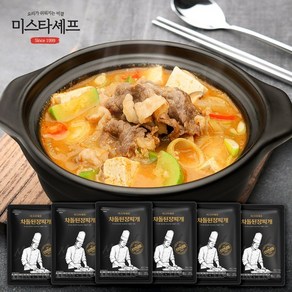 미스타셰프 차돌 된장찌개 500g 6팩