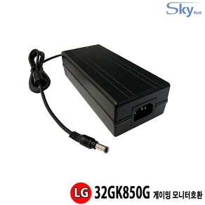 LG 32GK850G 게이밍 모니터호환 19V 6.32A 국산 어댑터, 어댑터 + AC 각코드 1.8m, 1개