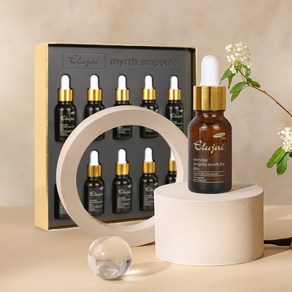 [본사직영] 엘루자이 미백 주름개선 기능성 프로폴리스 몰약 고농축 앰플세트, 10개, 15ml