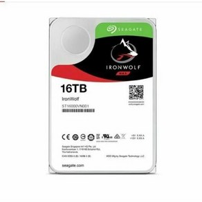 NAS 시놀로지 SYNOLOGY 하드디스크 나스 Seagate ion wolf 16 테라바이트 35 SATA 6 기가바이트초 72K HDD ST16000VN001 RE NEW, 16TB