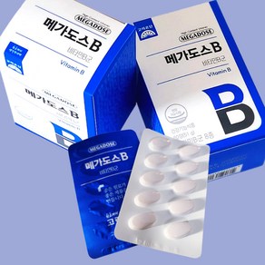 고려은단 메가도스B 비타민B군 영양보충 2박스(4개월), 850mg x 60정, 2박스, 하루 1정, 850mg, 60개