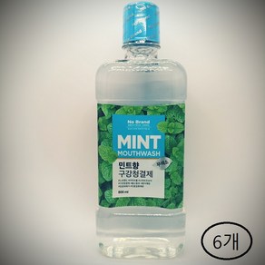 노브랜드 민트향 구강청결제, 6개, 800ml