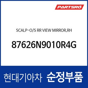 사이드미러커버 백미러커버 조수석쪽 (타이탄 그레이메탈릭) (87626N9010R4G) 투싼 디올뉴 NX4/디올뉴 NX4 하이브리드, 1개