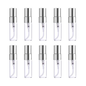 27리빙 간편한 충전 휴대용 향수 공병, 투명 실버5ml, 10개