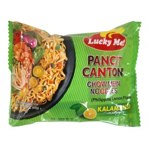 필리핀 럭키미 판싯칸톤 깔라만시 라면 / Lucky me Pancit Canton Kalamansi Noodles