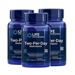 [3병] 라이프 익스텐션 투퍼데이 태블릿 Life Extension Two-Pe-Day Tablets 120 태블릿, 120정, 3개