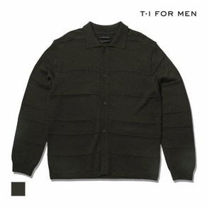 [T.I FORMEN] 텍스쳐드 폴로 가디건 뉴스탠다드_M236MSW054M