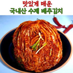 국내산 수제 맛있게 매운 불 배추 포기 김치 실비김치 1kg 3kg 5kg