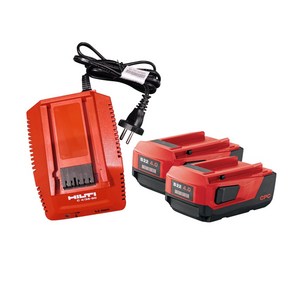 [부품] HILTI 힐티 배터리 충전기 스타트키트 (22V 4.0 2개 C4/36-90 충전기 1개) 스타터키트