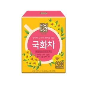 녹차원 국화차 티백, 0.8g, 20개입, 1개