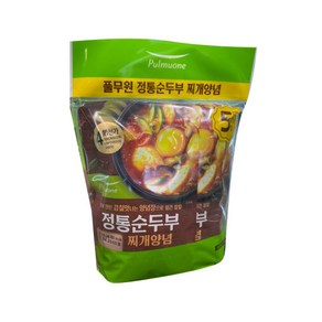 풀무원 정통 순두부 찌개양념 140g*5, 140g, 5개