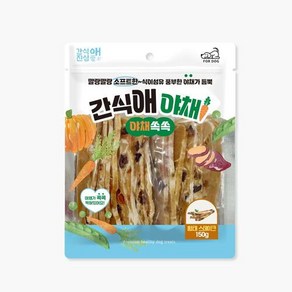 간식애 진심 12종 강아지 져키 노즈워크 칭찬 간식, 150g, 1개, 황태스테이크