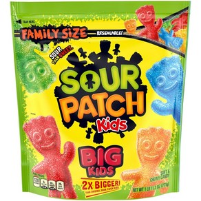 [미국직배송]사워패치 키즈 소프트 앤 츄이 캔디 대용량 SOUR PATCH KIDS Candy, 771g, 1개