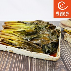 한입소반 직접담근 전라도식 명이나물장아찌 300g