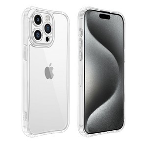 아이폰15 적용 투명 변색없는 풀커버 휴대폰 기본 케이스 슬림소녀 iPhone Case