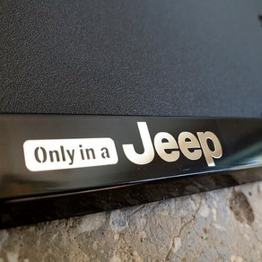 JEEP 지프 번호판가드 체로키 그랜드체로키 랭글러 레니게이드, 1개