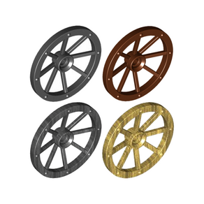 레고 부품 마차 바퀴 휠 Wheel Wagon Large 33mm D. Hole Notched for Wheels Holder Pin 4489b