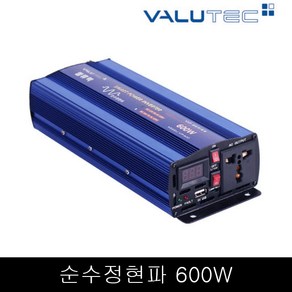 벨류텍 순수정현파 600W 24V-220V 파워인버터, 1개