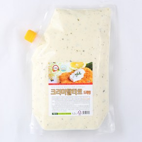 소스맘 유러피안 야채샐러드 크리미타르타르 샐러드 소스 드레싱 대용량, 1.2kg, 1개