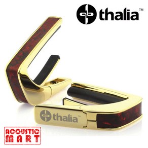 Thalia 탈리아 카포 24K 골드 Capo with Cimson Paua Inlay / 24k Gold CG200, 1개