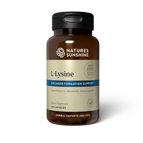 Natue's Sunshine L-Lysine 100 Capsules  Essenti Natue's Sunshine L-라이신 100 캡슐  신체가 산과 알칼리 균형을, 1개