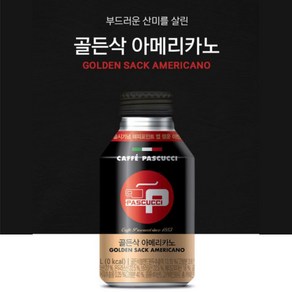 파스쿠찌 골든삭 아메리카노, 275ml, 24개