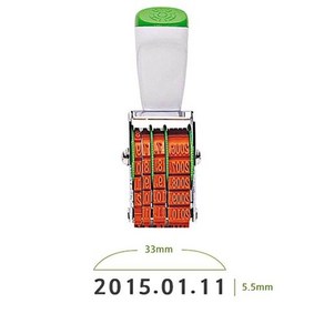 기타 일부인 중형 33x5.5mm 자동 스탬프 도장 날짜도장_WFE3533, 상세 설명 참조, 상세 설명 참조