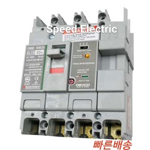 동아전기 DBE54Cb 4P30A 감도전류100/200/500mA 누전차단기 ELCB ELB, 1개