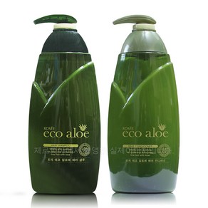 로제 에코 알로에 헤어 2종 샴푸 760ml+ 컨디셔너 760ml, 1개