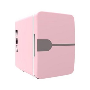 차량용 미니 냉장고 클래식 디자인 소형 컴팩트 음식 음료 화장품 가정용 작은, 1) USB Pink