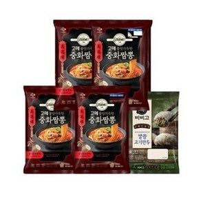 CJ 고메 중화짬뽕652g X 4개 + 청양고기만두200g, 단품, 652g, 1개