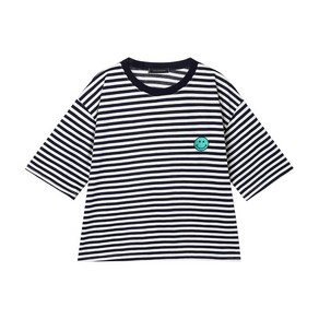 아날도바시니 스마일 스트라이프 티셔츠 AX05TS26M