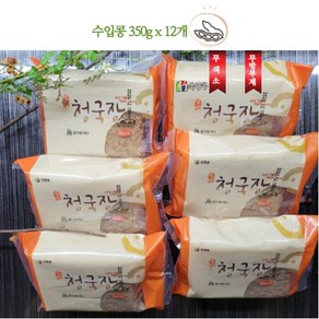 40년 전통 담양 죽향콩 청국장 350g 12개, [일반박스]  12팩