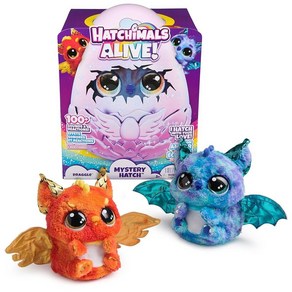 Hatchimals Alive 미스터리 해치 퍼피콘 서프라이즈 인터랙티브 장난감 및 알 미스트 조명 사운드 포함(스타일은 다를 수 있음) 여아 남아용 어린이