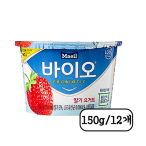 매일바이오 딸기 요거트 150g 12개입 냉장배송, 12개