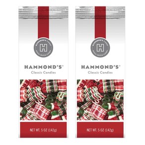 Hammond’s Candies – Mini Ribbon 2- 5 Ounce Bags. C Hammond's Candies – 미니 리본 2-5온스 백. 페퍼민트 체리 시나몬, 1개, 141g